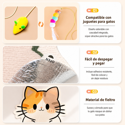 Rascador Adhesivo para Gatos