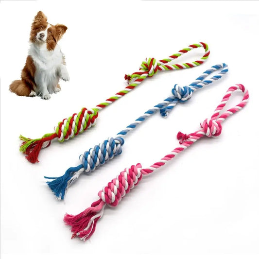 Juguete Mordedor de Cuerda para Perros – Limpieza Dental Resistente